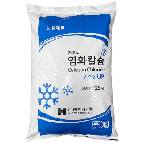 해천케미칼 저부식 염화칼슘 25kg (1개)_이미지