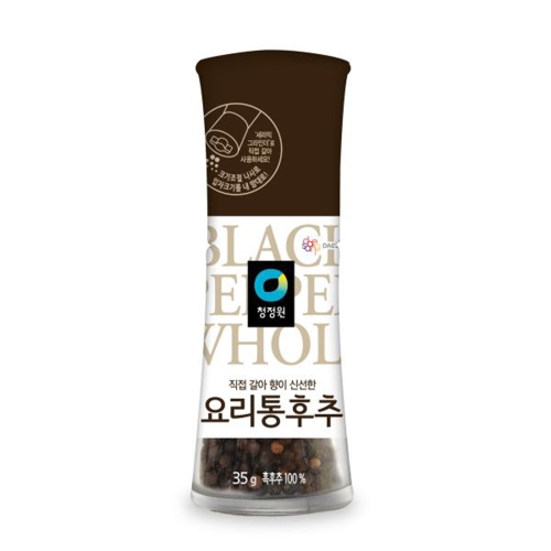 대상 청정원 직접갈아 향이 신선한 요리 통후추 35g (1개)_이미지