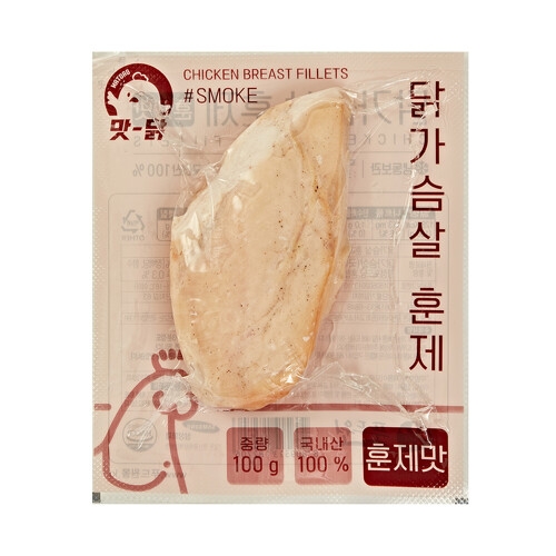 푸드원 냉동 훈제 닭가슴살 훈제맛 100g (30개)_이미지