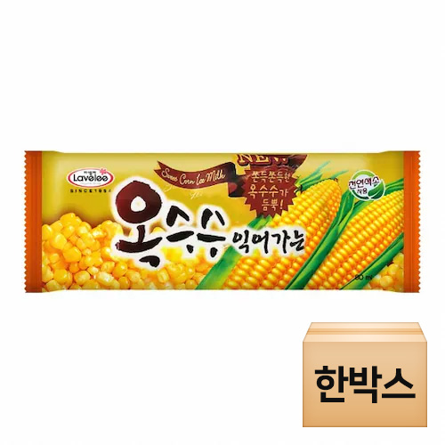 라벨리 옥수수 익어가는 아이스크림 80ml (40개)