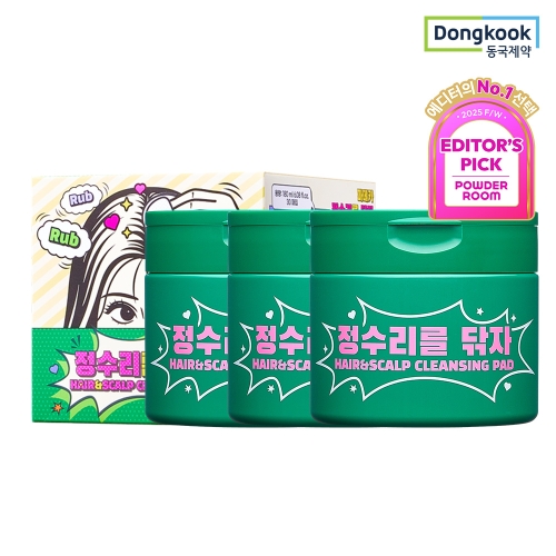 동국제약 마데카 정수리를 닦자 패드 180g (3개)