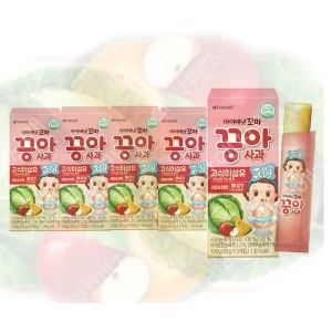 아이배냇 꼬마 끙아젤리 사과 100g (5개)_이미지