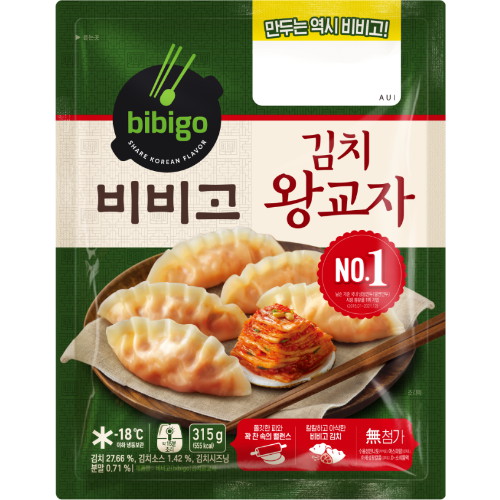 CJ제일제당 비비고 김치 왕교자 315g (2개)_이미지