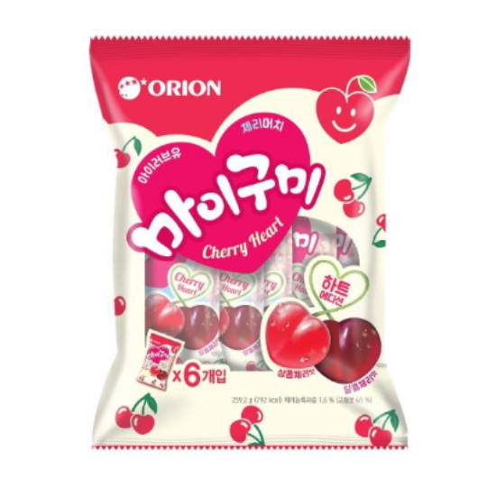 오리온 마이구미 체리하트 259g (1개)_이미지