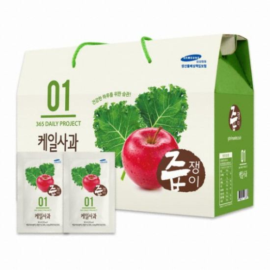 굿모닝비엔에프 즙쟁이 케일사과 80ml 30포 (1개)