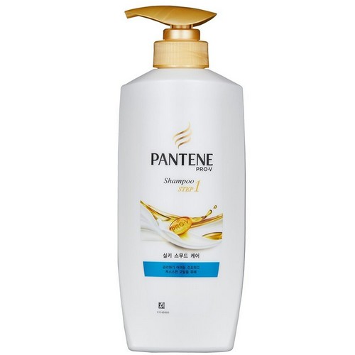 P&G 팬틴 PRO-V 실키 스무드케어 샴푸 500ml (1개)