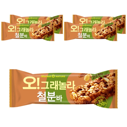 오 그래놀라 철분바 35g 5개