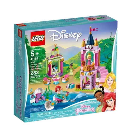 레고 디즈니프린세스 아리엘 오로라 티아나의 왕실 축하파티 완구 41162 혼합 색상_이미지