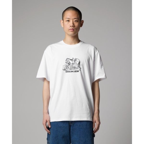 디키즈 컴패니언 센터 로고 티셔츠 White 296227_이미지