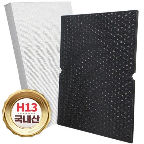 티에스코리아 메가필터 위닉스 마스터 전용 CAF-K0S3 호환용 필터세트 (프리미엄 골드, 2개)
