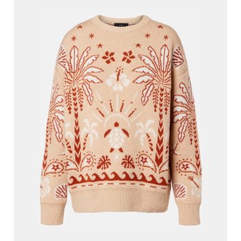 알라누이 Echoes Of The Island 울 코튼 스웨터 P01114313_이미지