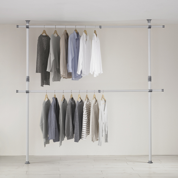 왕자NHC 왕자행거 점보 2단 조절행거 811