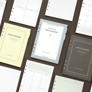 아이코닉 저니 6공 바인더 A5 다이어리 속지세트 176P_이미지