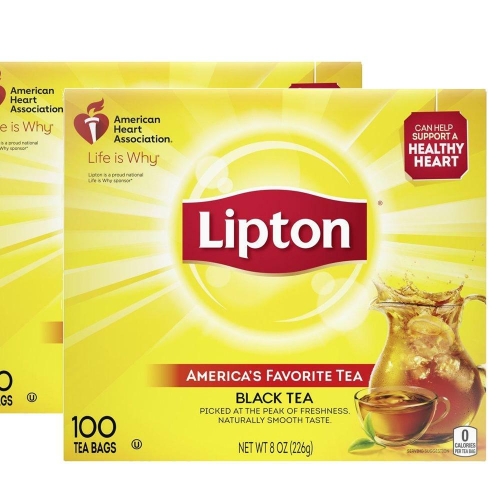 유니레버 립톤 Lipton 립톤 블랙 티 100티백 2팩
