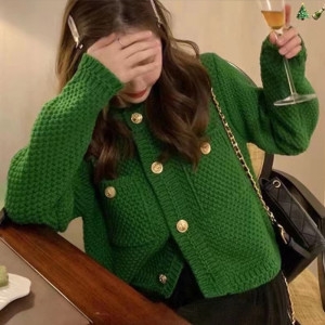 아몬 예쁜색감 와플 가디건_이미지