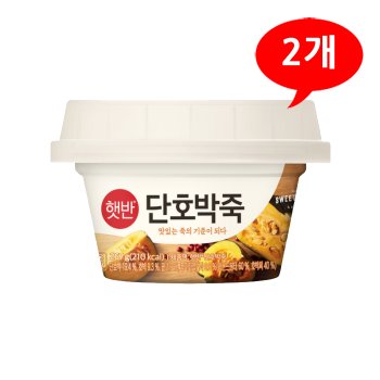 CJ제일제당 햇반 단호박죽 267g (2개)_이미지
