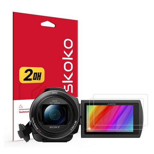 스코코 SONY FDR-AX43용 초고화질 트루컬러 AR 액정보호필름 (정품)_이미지