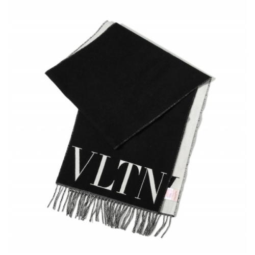 발렌티노 V로고 4Y2ER033 BBJ 0NA 울 머플러 스카프