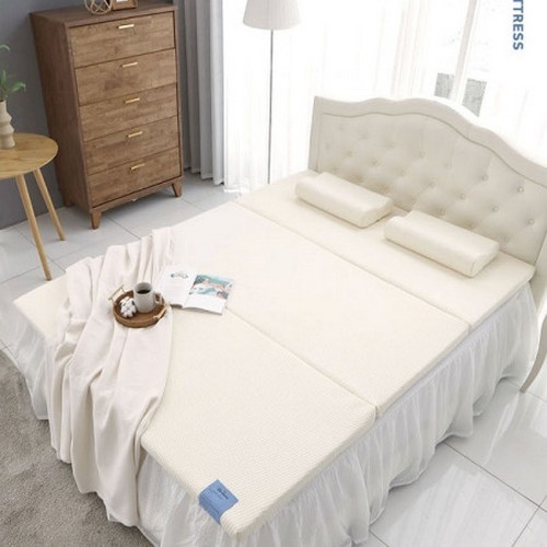 잠앤잠 코일에어 오가닉 접이식 토퍼 매트리스 SS (5cm)_이미지