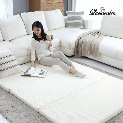 잠앤잠 코일에어 오가닉 접이식 토퍼 매트리스 SS (5cm)_이미지