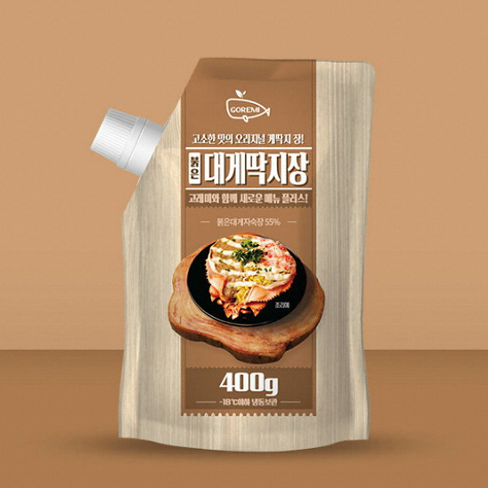 고래미 붉은대게딱지장 400g (1개)