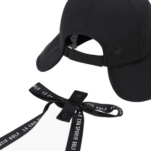 르꼬끄골프 리본탈부착 뒷트임 버킷햇 GQ322LCP82_BLCK_이미지