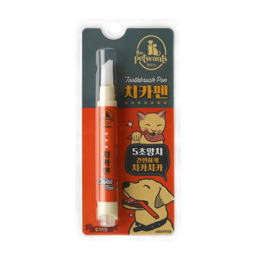  멍치카펜 5초양치 치약칫솔 일체형 단품 4g [1개]