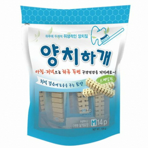 펫퍼스바이오캠 양치하개 스케일링 210g (15g x 14p) (1개)_이미지