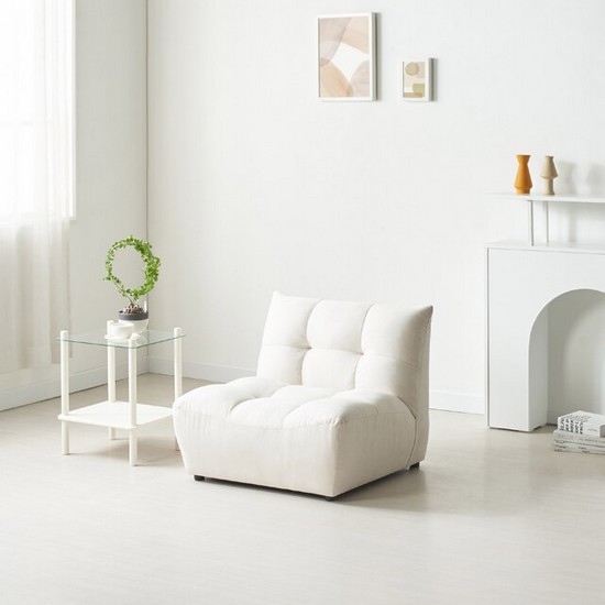 멜로우 좌식형 아쿠아텍스 패브릭 소파 1인용