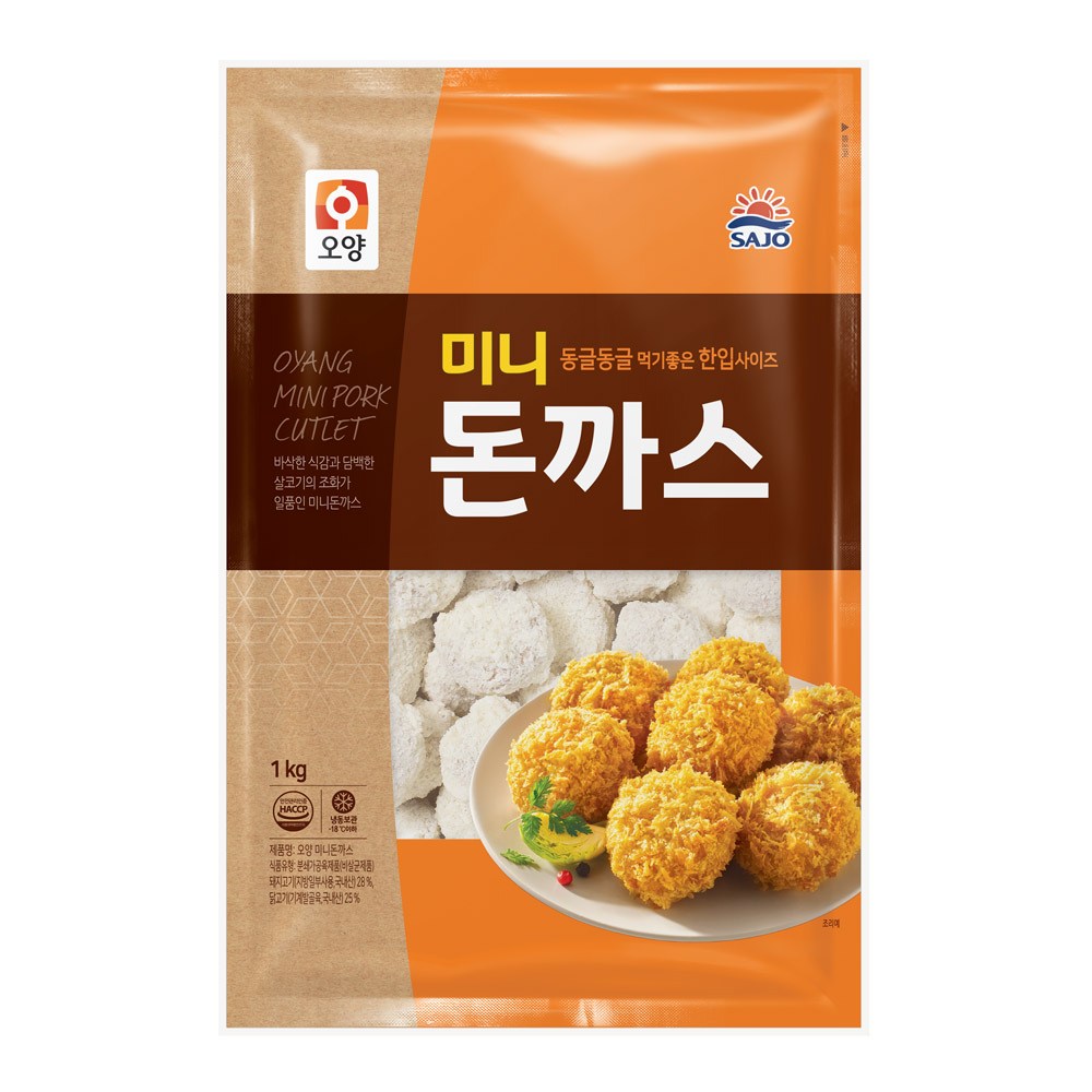 사조오양 미니 돈까스 1kg (3개)