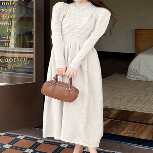 클라셰 퍼프레이디실루엣원피스_B5W0729_이미지