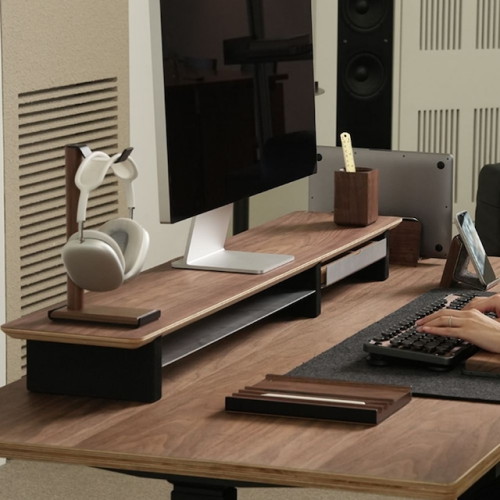 메이우드 Array 원목 듀얼 데스크선반 (높이 11cm)