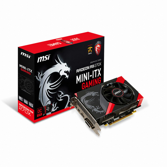 MSI 라데온 R9 270X OC D5 2GB 미니 ITX 게이밍 반석전자_이미지