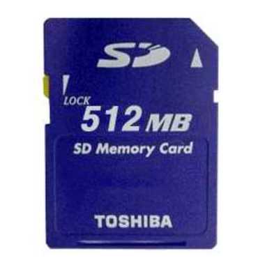 도시바 SD (512MB)_이미지