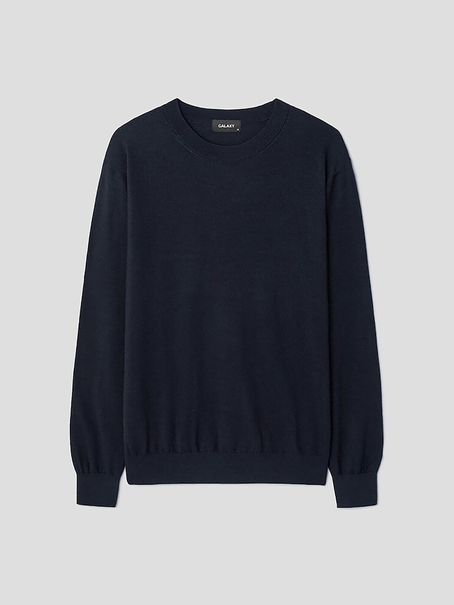 갤럭시 울 라운드 스웨터 네이비 GA6851U03R_이미지