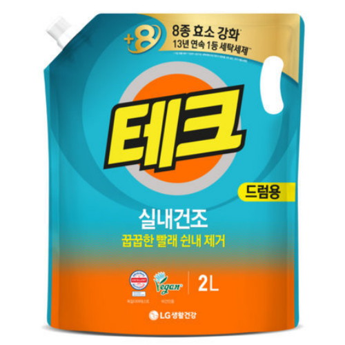 LG생활건강 테크 실내건조 드럼용 리필 2L (3개)