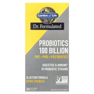 가든오브라이프 Dr. Formulated 프로바이오틱스 1000억 엑스트라 스트렝스 30캡슐