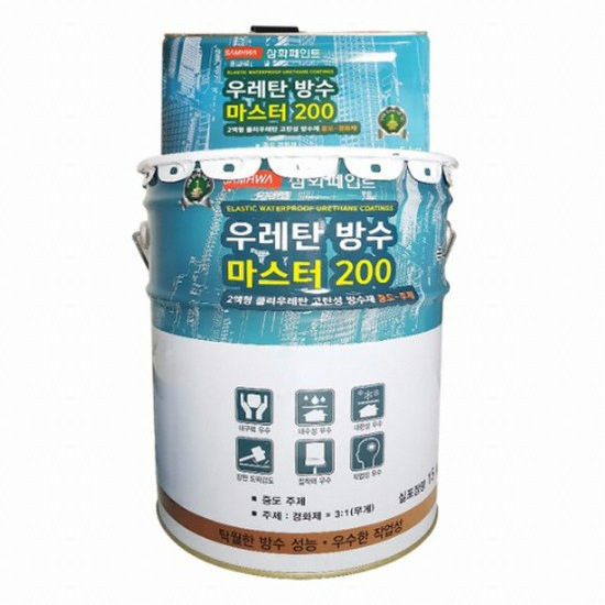 삼화페인트 우레탄 방수 마스터 200 2액형 중도 (20kg)_이미지
