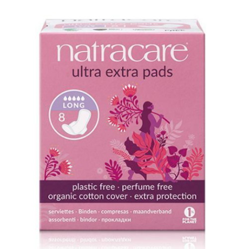 바디와이즈 나트라케어 울트라 엑스트라 패드 롱 대형 8개 (2팩(16개))