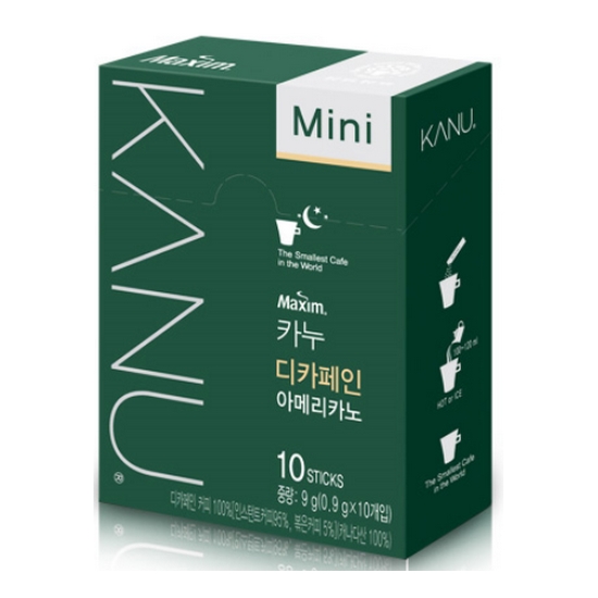 동서식품 맥심 카누 디카페인 아메리카노 미니 10T (2개)