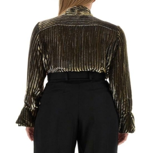 니나리찌 블라우스 셔츠 23ACTO001PL0438 U9000 BLACK