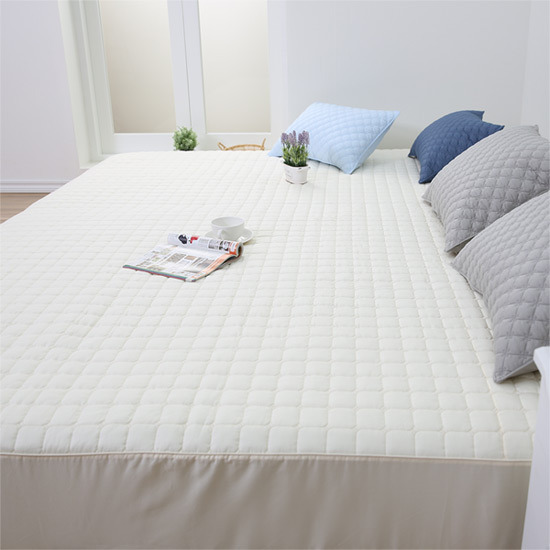아이닉스 순면 패밀리침대 매트리스커버 (싱글 S+싱글 S)