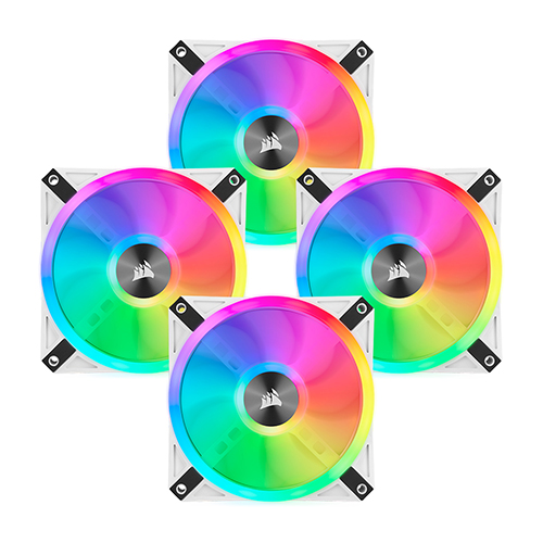 CORSAIR iCUE 4000D RGB AIRFLOW QL Edition (트루 화이트)_이미지