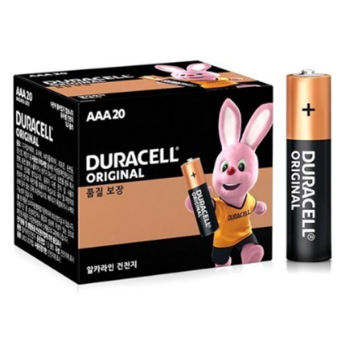 듀라셀 오리지널 알카라인 AAA (벌크)이미지입니다. 누르면 해당 게시물로 새창이동합니다.
