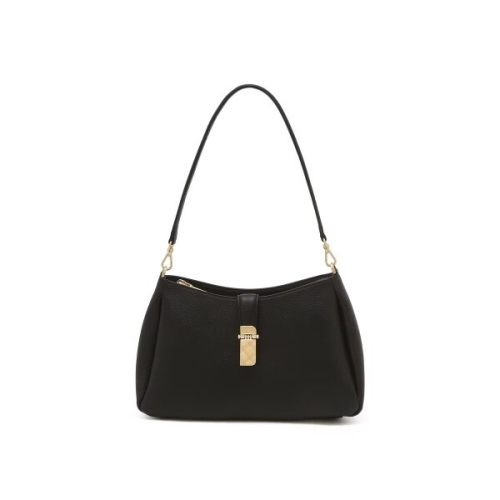 LF 닥스 ACC 블랙 소가죽 체크 장식 포인트 숄더 클라백 DCBA6E161 단일구성