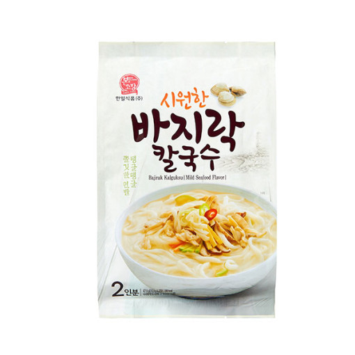 한일식품 본고장 시원한 바지락 칼국수 2인분 428g이미지입니다. 누르면 해당 게시물로 새창이동합니다.