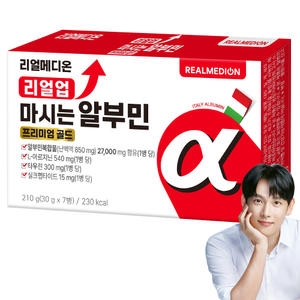 리얼메디온 리얼업 마시는 알부민 프리미엄 골드 30g 7병 (1개)_이미지