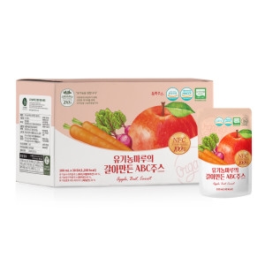 유기농마루 유기농레드비트당근 물없이 착즙한 ABC쥬스100ml 50팩