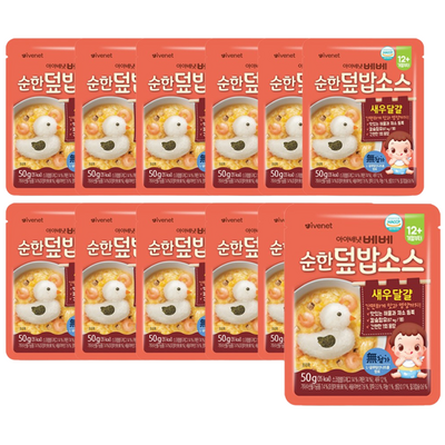 아이배냇 순한덮밥소스 새우달걀 50g (12개)_이미지