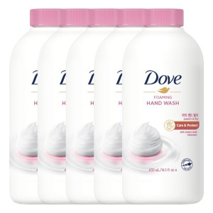 도브 포밍 핸드워시 피치 앤드 릴리 리필 430ml (5개)_이미지